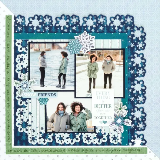 Snowflakes Frame Punch