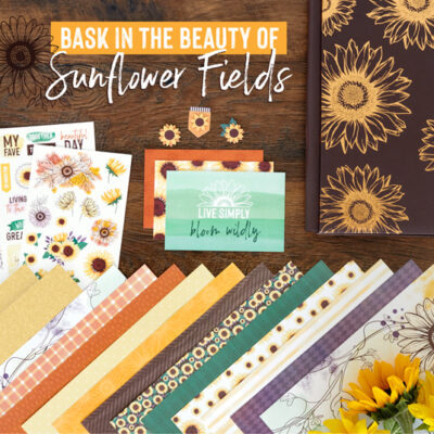 Sunflower Fields Creative Memories Fall Scrapbooking