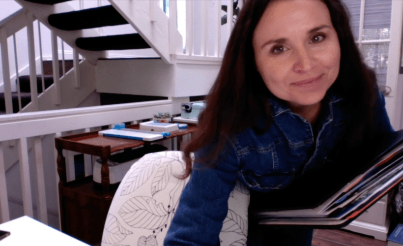 How to scrapbook a school album