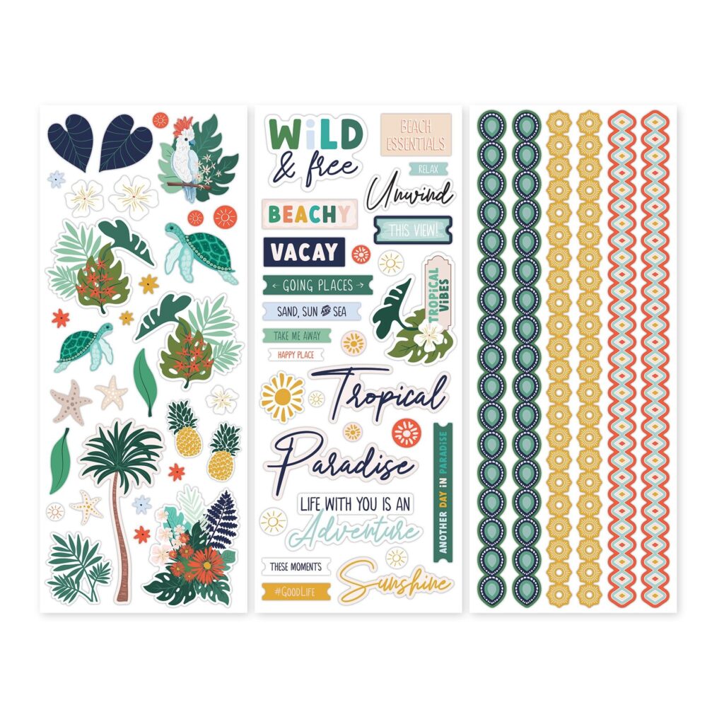 Tropic Time Stickers