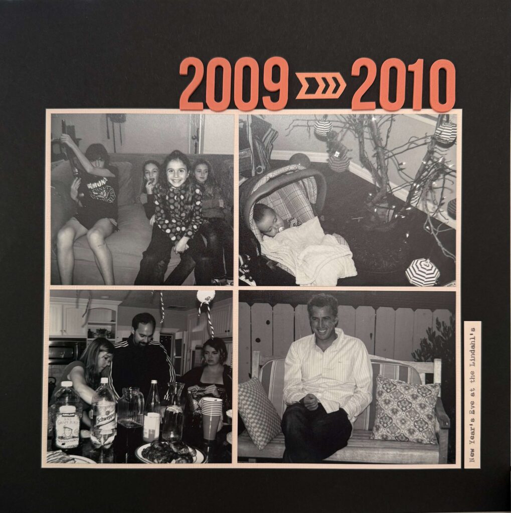 Easy B&W Photography Scrapbook Page