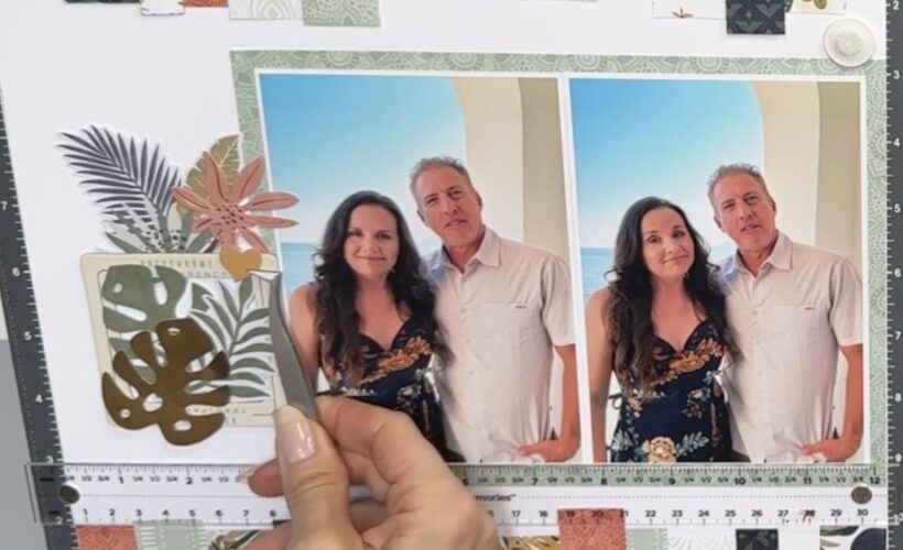 Romantic Comedy Scrapbook Layout